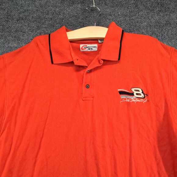 Competitors View Men's Dale Earnhardt Jr #8 Polo Shirt Red XL Embroidered - Picture 3 of 14